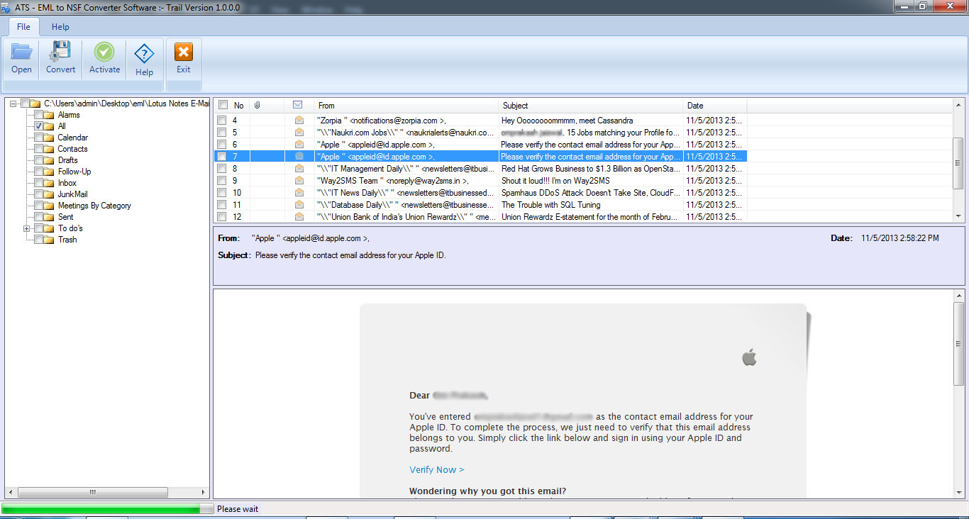 eml to nsf, eml to nsf converter, convert eml to nsf, export eml to lotus notes, eml to lotus notes