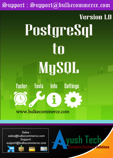 PostgreSql to MySQL