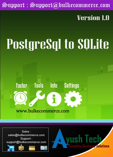 PostgreSql to SQLite