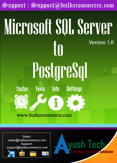 Microsoft SQL Server to PostgreSql
