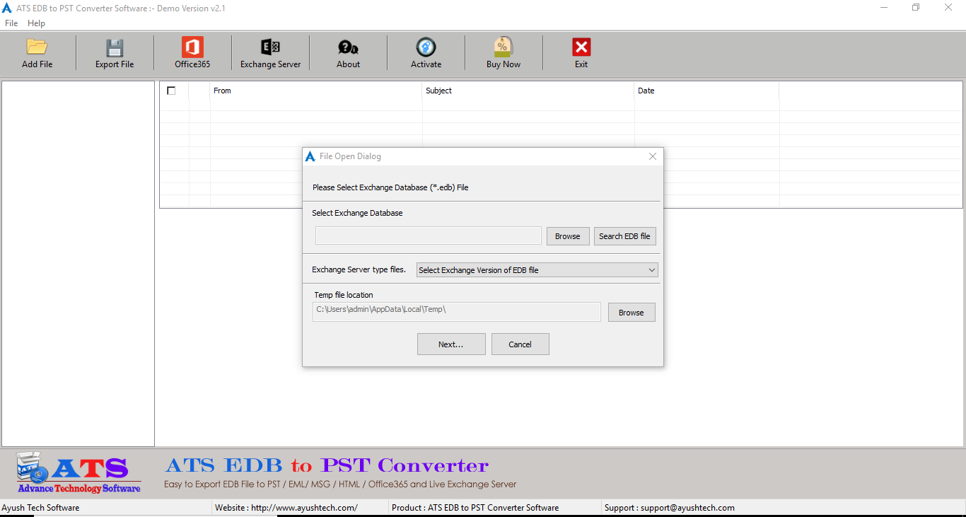 EDB to PST Converter Software