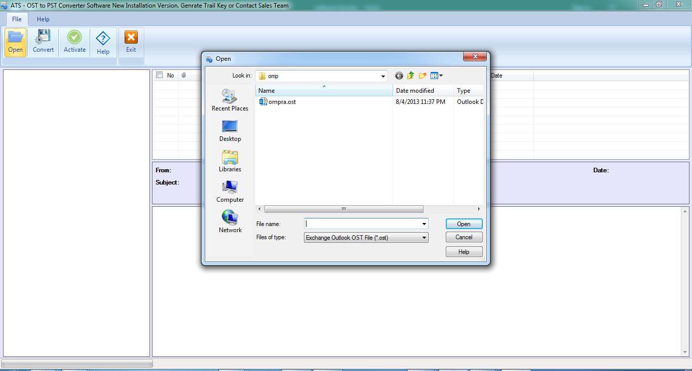 ATS OST to PST Converter Software