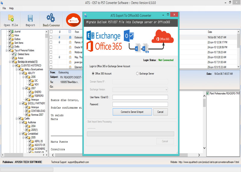 Free OST To PST Converter screenshot Free OST To PST Converter screenshot